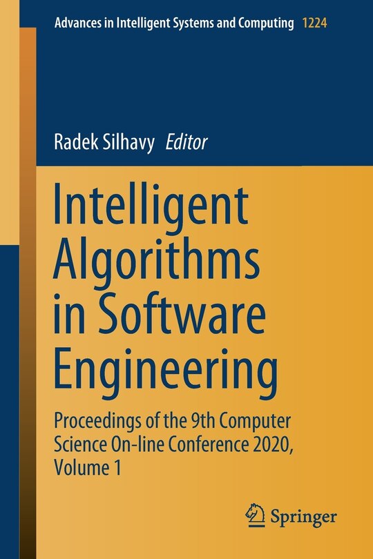 Front cover_Intelligent Algorithms in Software Engineering
