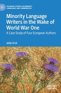 Front cover_Minority Language Writers In The Wake Of World War One