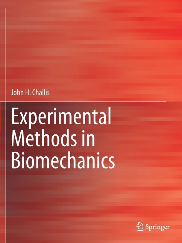 Couverture_Experimental Methods In Biomechanics