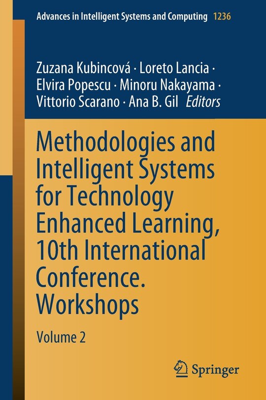 Couverture_Methodologies And Intelligent Systems For Technology Enhanced Learning, 10th International Conference. Workshops