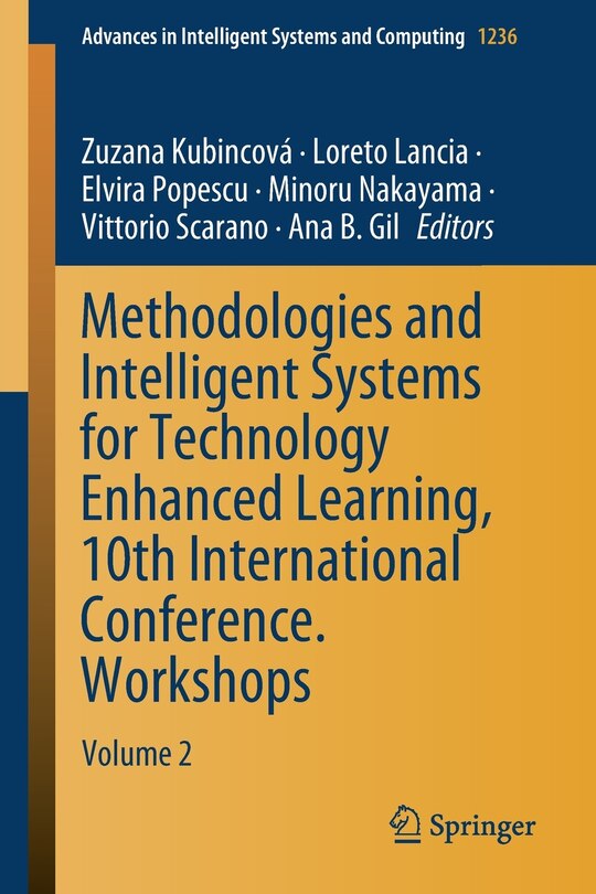 Methodologies And Intelligent Systems For Technology Enhanced Learning, 10th International Conference. Workshops: Volume: Volume 2