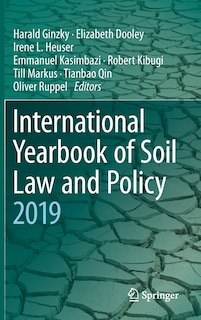 Front cover_International Yearbook Of Soil Law And Policy 2019