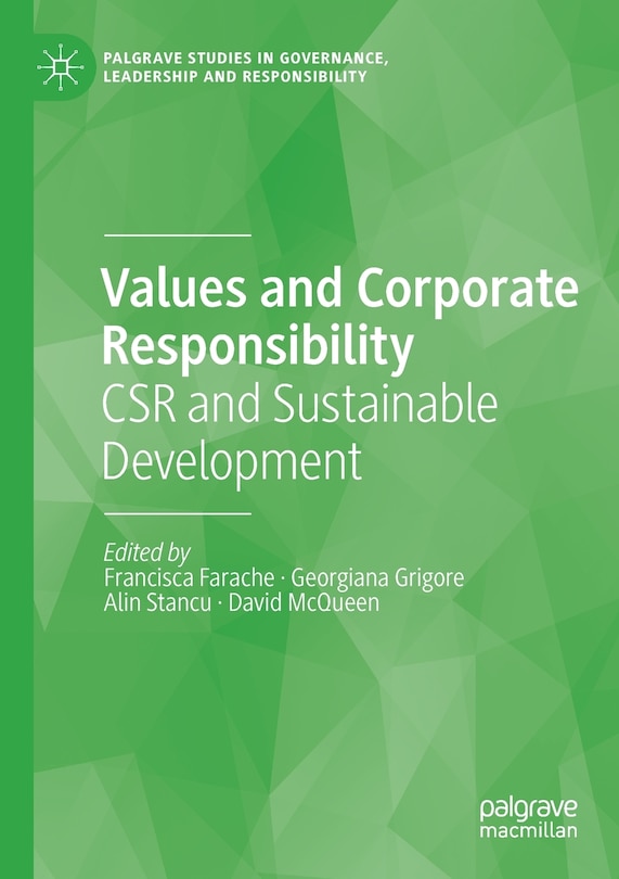 Couverture_Values And Corporate Responsibility