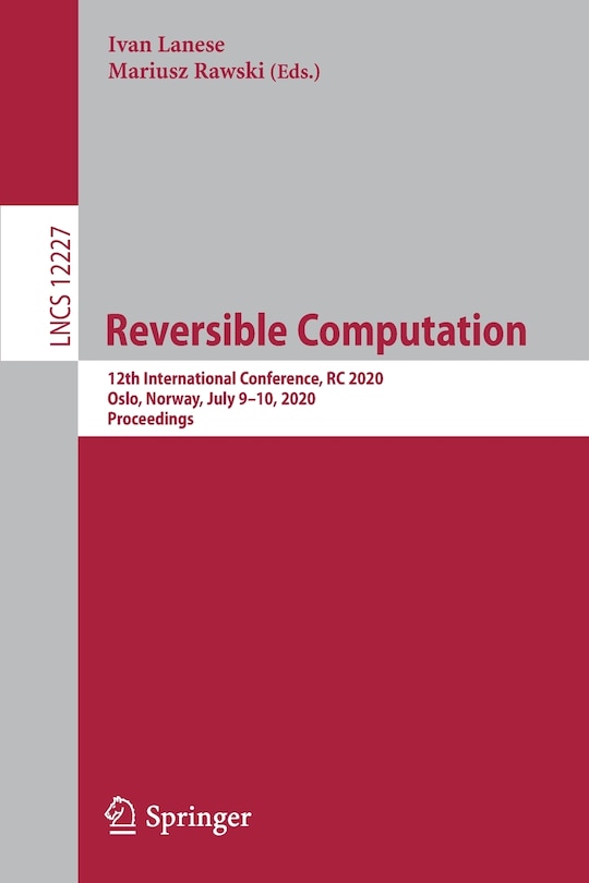 Front cover_Reversible Computation