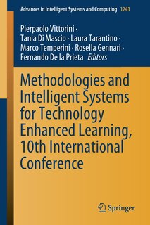 Couverture_Methodologies And Intelligent Systems For Technology Enhanced Learning, 10th International Conference