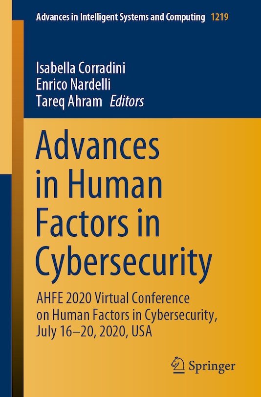 Front cover_Advances In Human Factors In Cybersecurity