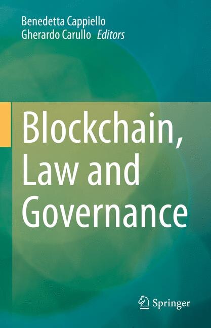 Couverture_Blockchain, Law And Governance
