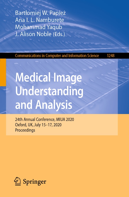Front cover_Medical Image Understanding And Analysis