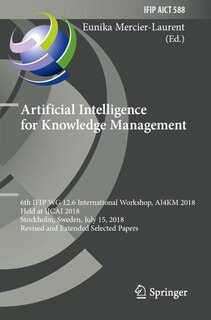 Couverture_Artificial Intelligence for Knowledge Management