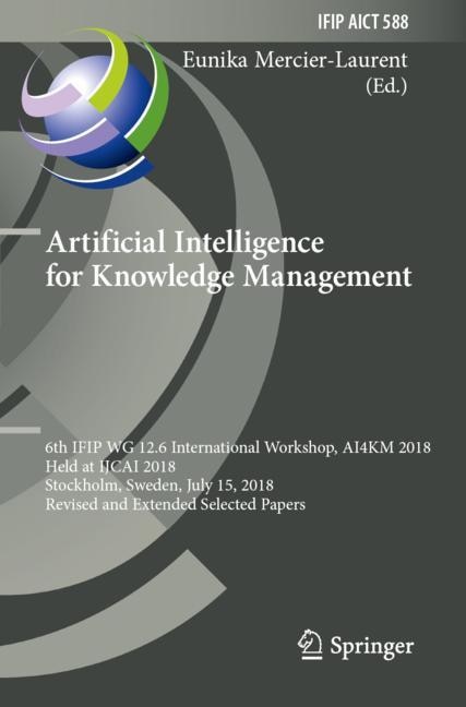 Couverture_Artificial Intelligence for Knowledge Management