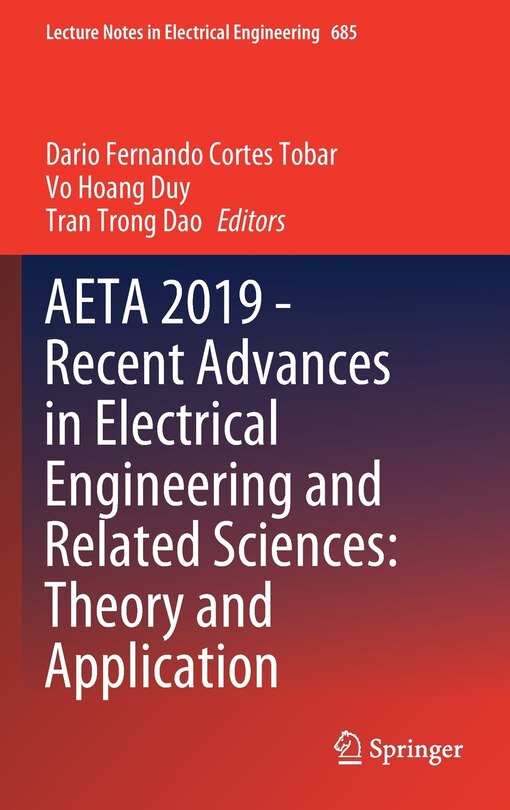 Aeta 2019 - Recent Advances In Electrical Engineering And Related Sciences: Theory And Application