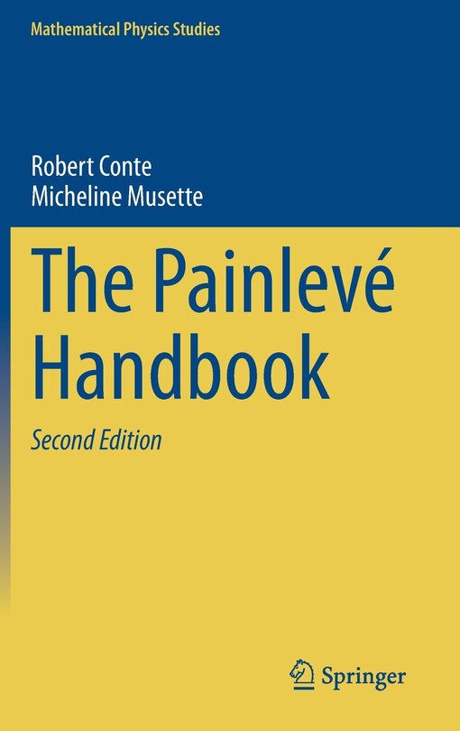 Front cover_The Painleve Handbook