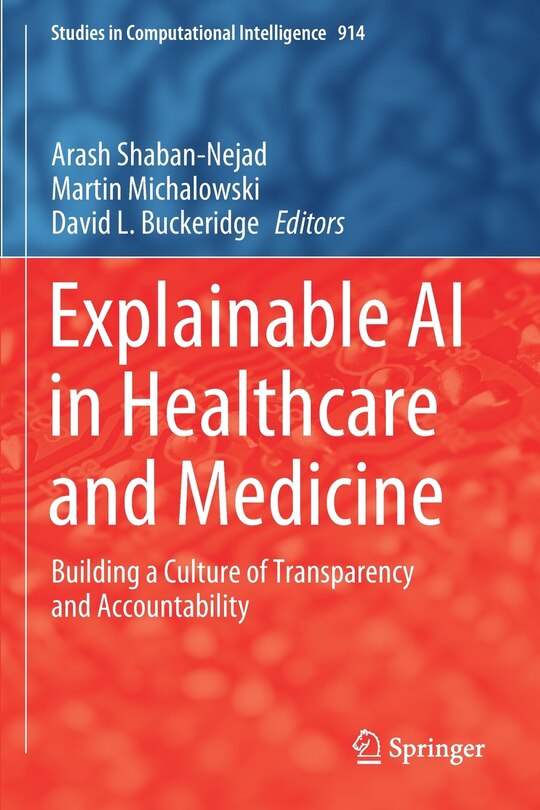 Couverture_Explainable Ai In Healthcare And Medicine