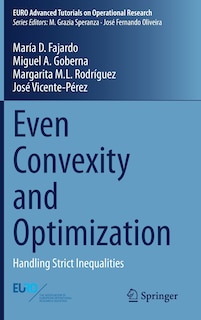 Couverture_Even Convexity And Optimization