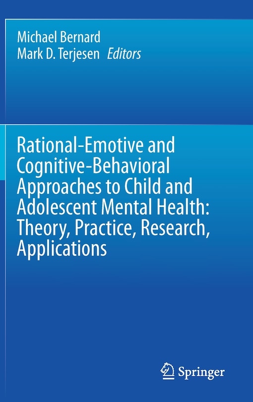 Couverture_Rational-emotive And Cognitive-behavioral Approaches To Child And Adolescent Mental Health