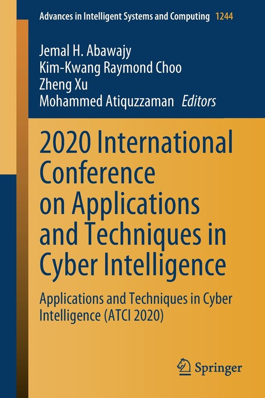 Couverture_2020 International Conference On Applications And Techniques In Cyber Intelligence