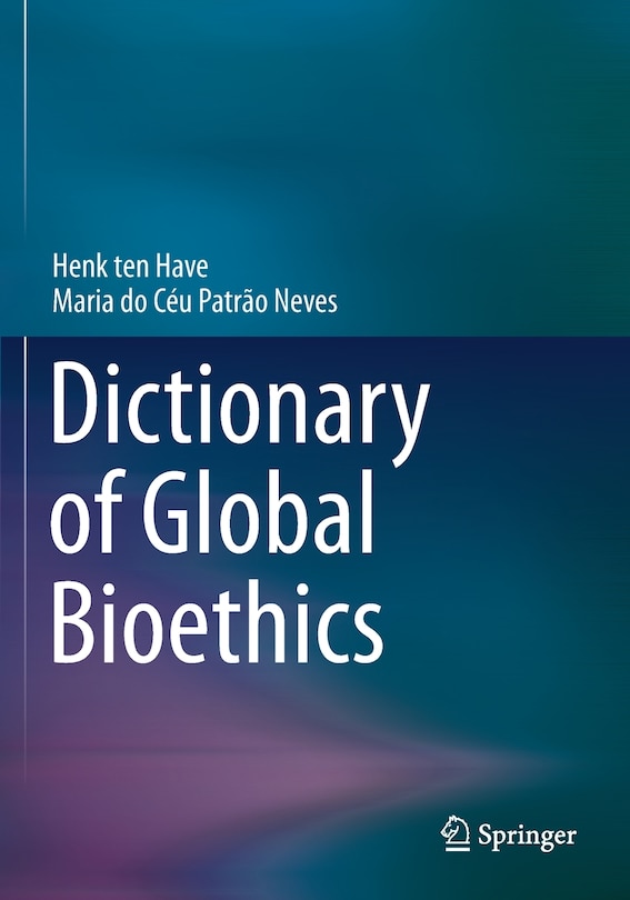 Front cover_Dictionary of Global Bioethics