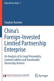 Front cover_China's Foreign-invested Limited Partnership Enterprise