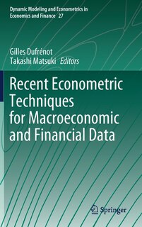 Front cover_Recent Econometric Techniques For Macroeconomic And Financial Data