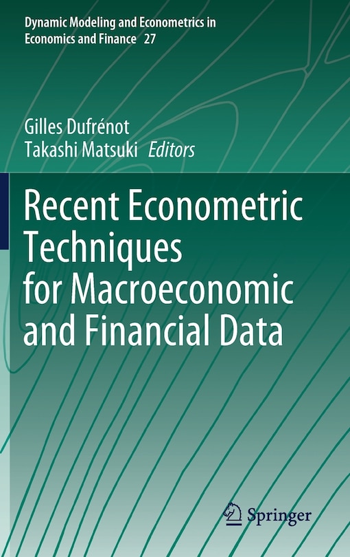 Front cover_Recent Econometric Techniques For Macroeconomic And Financial Data