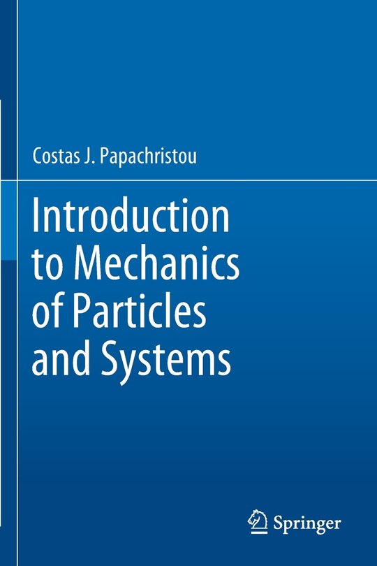 Front cover_Introduction To Mechanics Of Particles And Systems