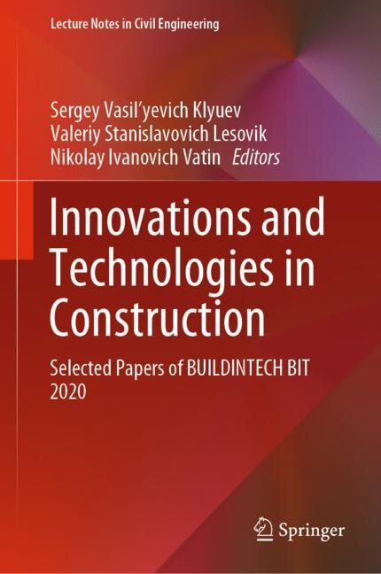Couverture_Innovations And Technologies In Construction
