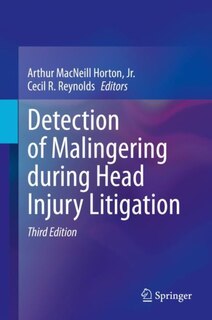 Front cover_Detection of Malingering during Head Injury Litigation