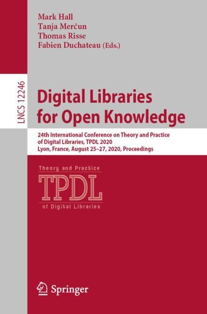 Couverture_Digital Libraries for Open Knowledge