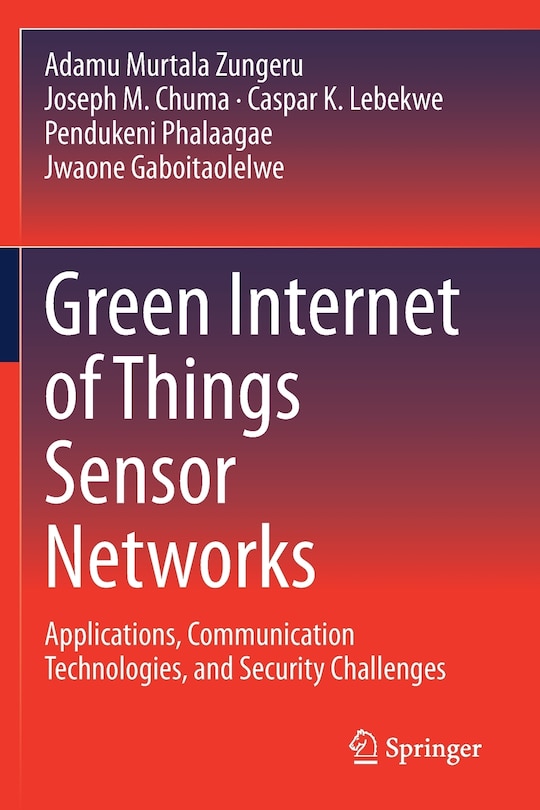 Front cover_Green Internet Of Things Sensor Networks