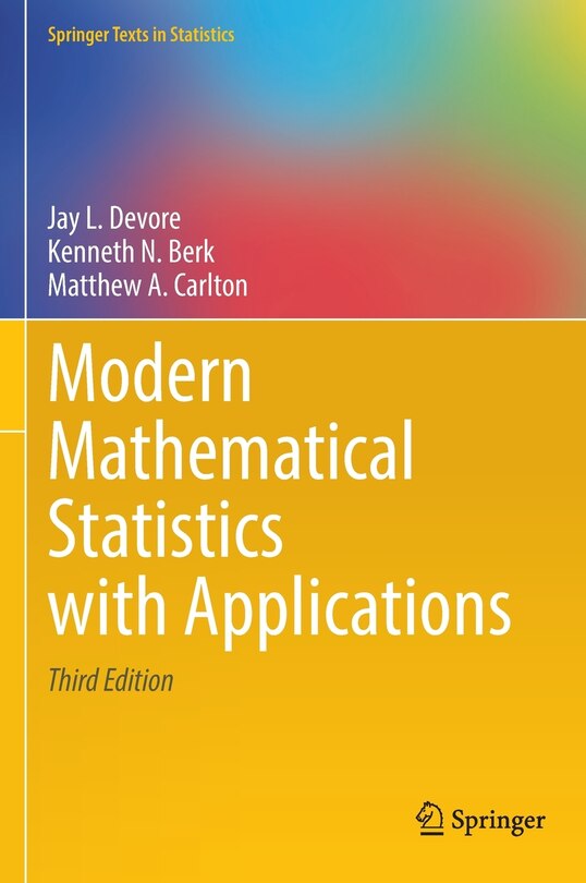 Couverture_Modern Mathematical Statistics With Applications