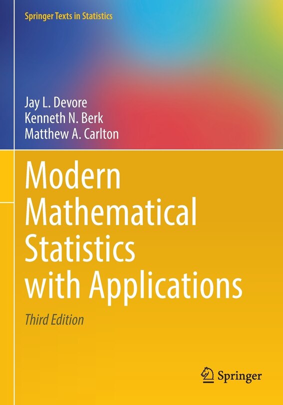 Couverture_Modern Mathematical Statistics with Applications