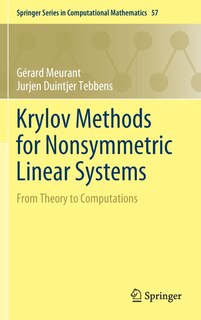 Front cover_Krylov Methods For Nonsymmetric Linear Systems