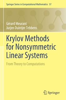 Front cover_Krylov Methods For Nonsymmetric Linear Systems