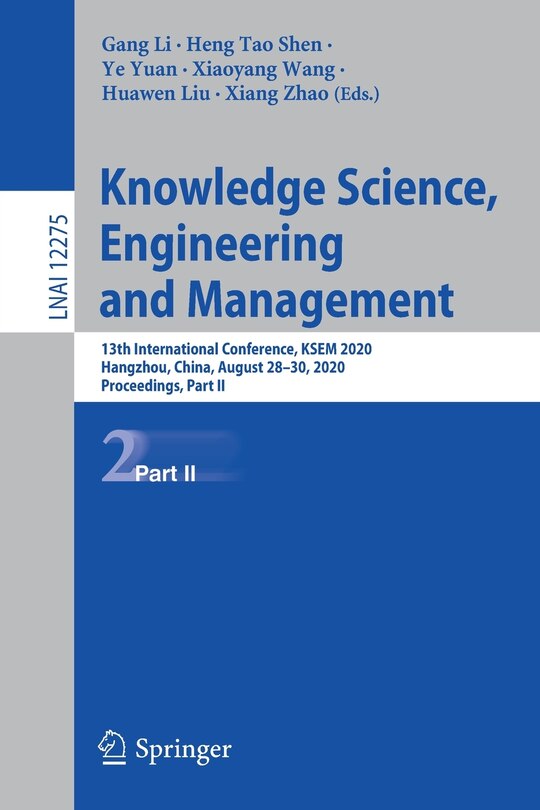 Front cover_Knowledge Science, Engineering And Management