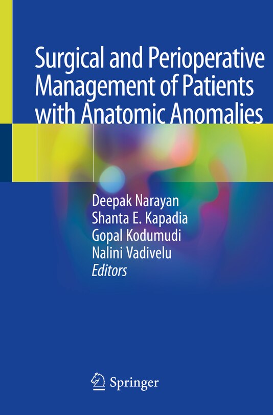 Front cover_Surgical And Perioperative Management Of Patients With Anatomic Anomalies