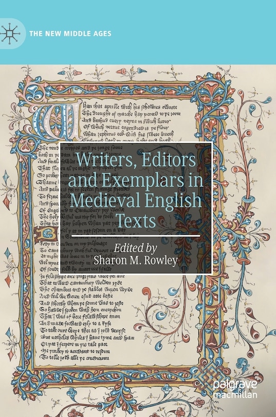 Couverture_Writers, Editors And Exemplars In Medieval English Texts