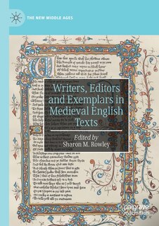 Couverture_Writers, Editors And Exemplars In Medieval English Texts