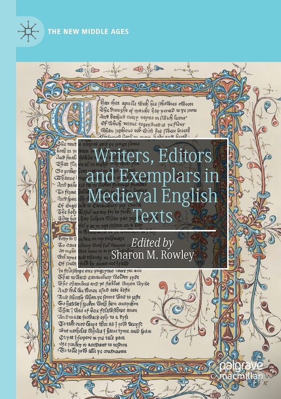 Couverture_Writers, Editors And Exemplars In Medieval English Texts
