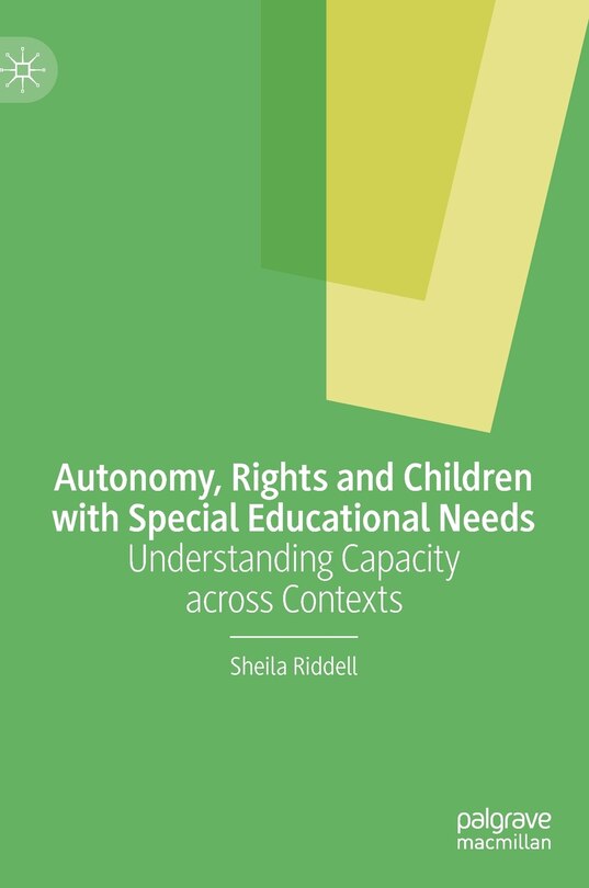 Front cover_Autonomy, Rights And Children With Special Educational Needs