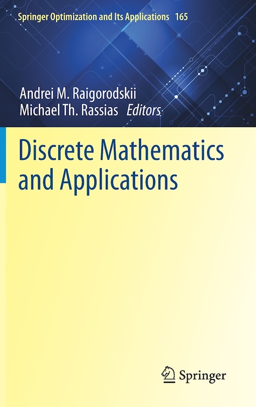 Front cover_Discrete Mathematics And Applications