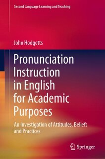 Couverture_Pronunciation Instruction In English For Academic Purposes