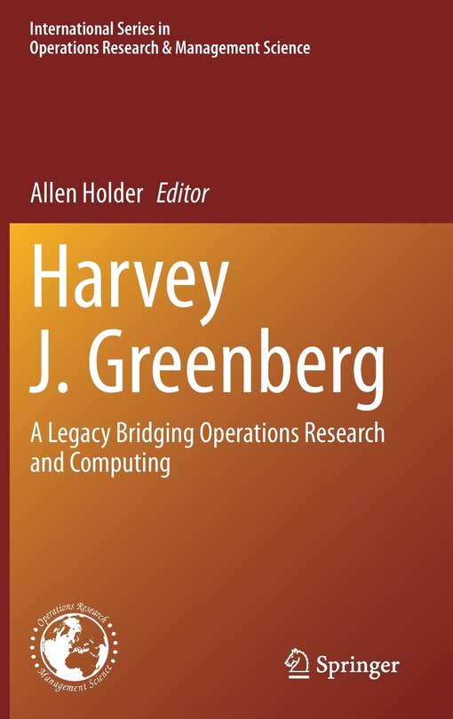 Couverture_Harvey J. Greenberg