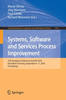 Front cover_Systems, Software And Services Process Improvement