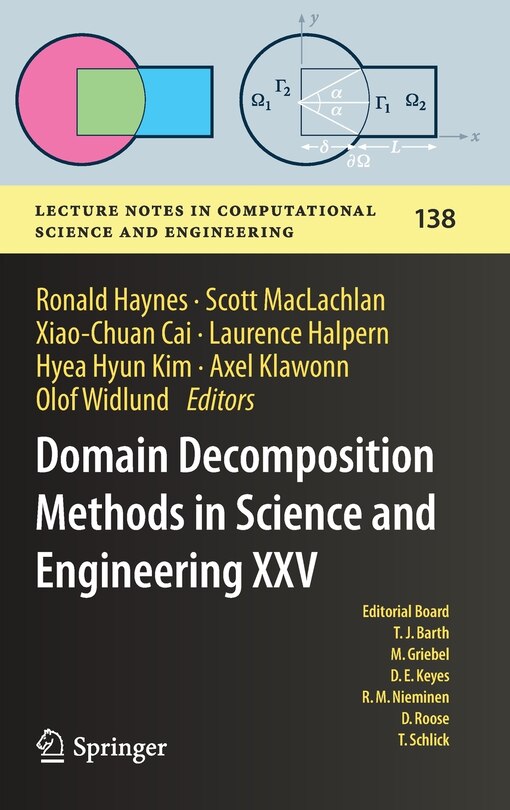 Front cover_Domain Decomposition Methods In Science And Engineering Xxv
