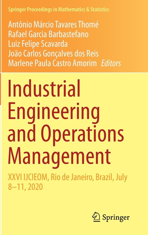 Front cover_Industrial Engineering And Operations Management