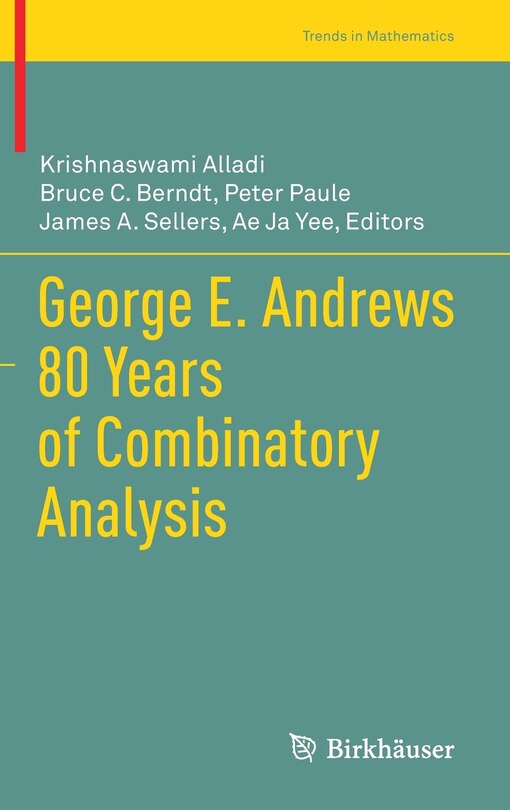 Couverture_George E. Andrews 80 Years Of Combinatory Analysis