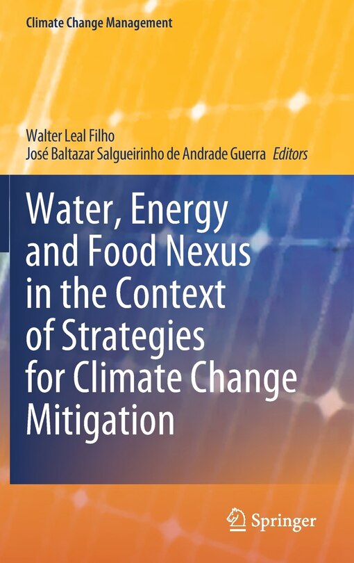Front cover_Water, Energy And Food Nexus In The Context Of Strategies For Climate Change Mitigation