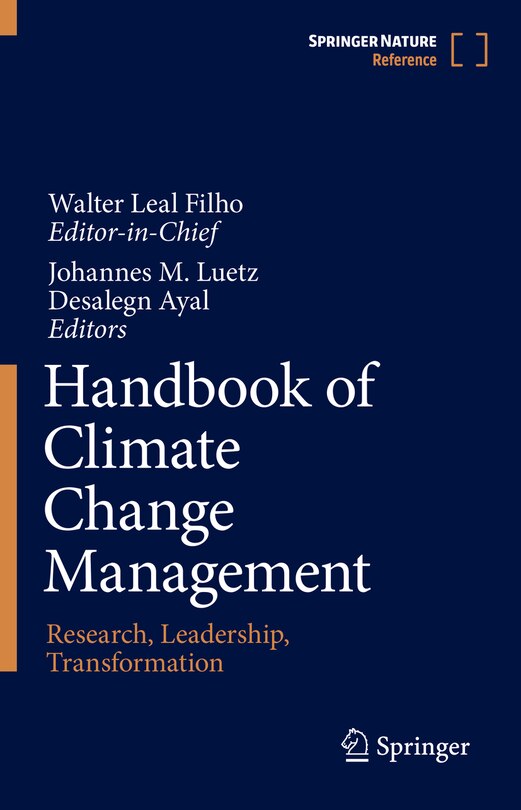 Couverture_Handbook Of Climate Change Management
