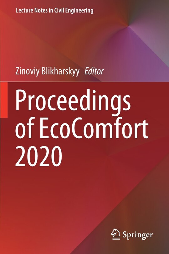 Front cover_Proceedings Of Ecocomfort 2020
