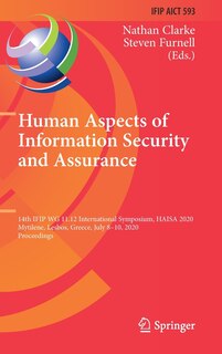 Couverture_Human Aspects of Information Security and Assurance